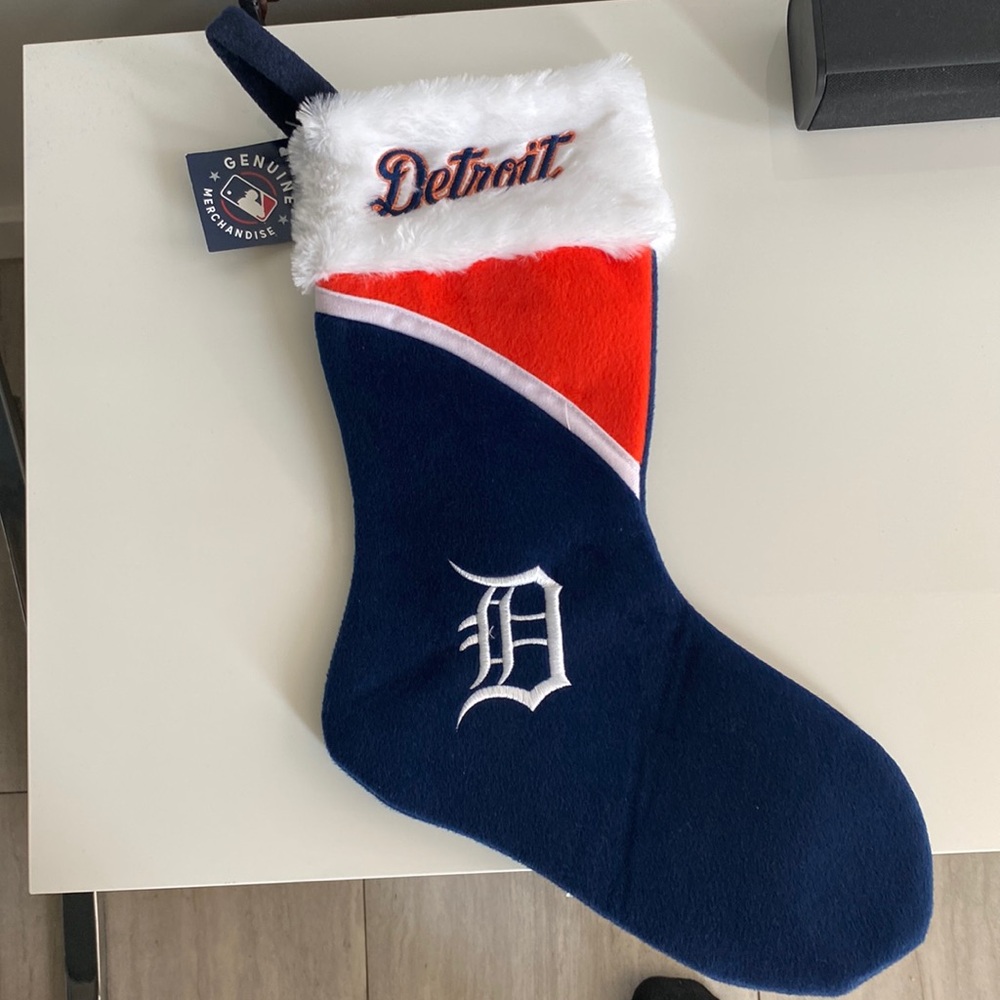 Detroit Tigers Christmas stocking